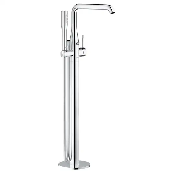 Смеситель для ванны напольного монтажа Grohe Essence (цвет - хром), с душевым гарнитуром (23491001) фото 2 Aquada.com.ua Смеситель для ванны напольного монтажа Grohe Essence (цвет - хром), с душевым гарнитуром (23491001) фото 2 Aquada.com.ua