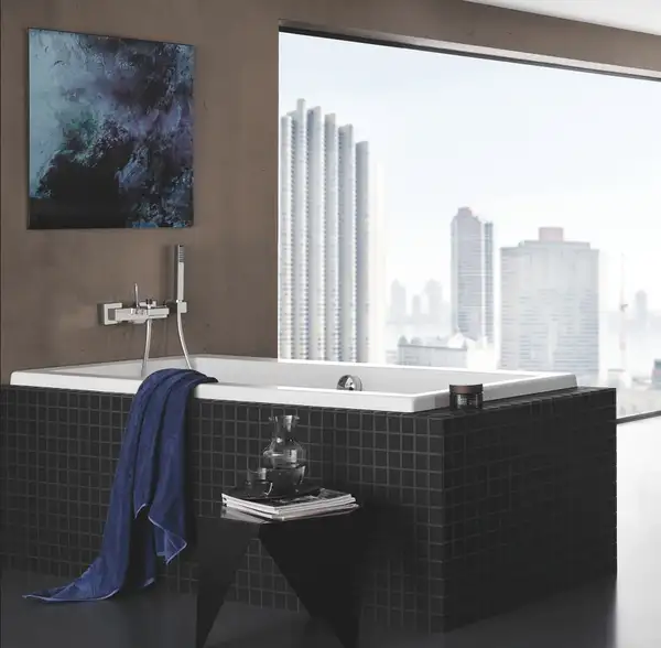 Смеситель однорычажный для ванны Grohe Eurocube Joy DN 15 (цвет - хром) (23666000) фото 2 Aquada.com.ua