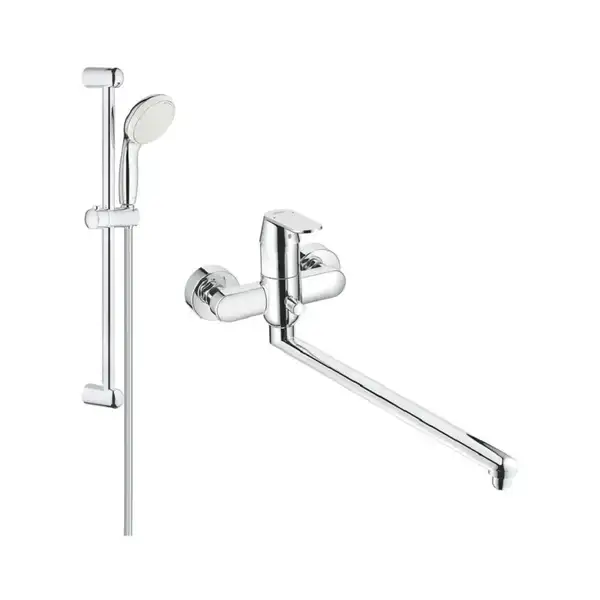 Набір для ванни 2в1 Grohe Eurosmart Cosmo, хром (26129003) Набір для ванни 2в1 Grohe Eurosmart Cosmo, хром (26129003)