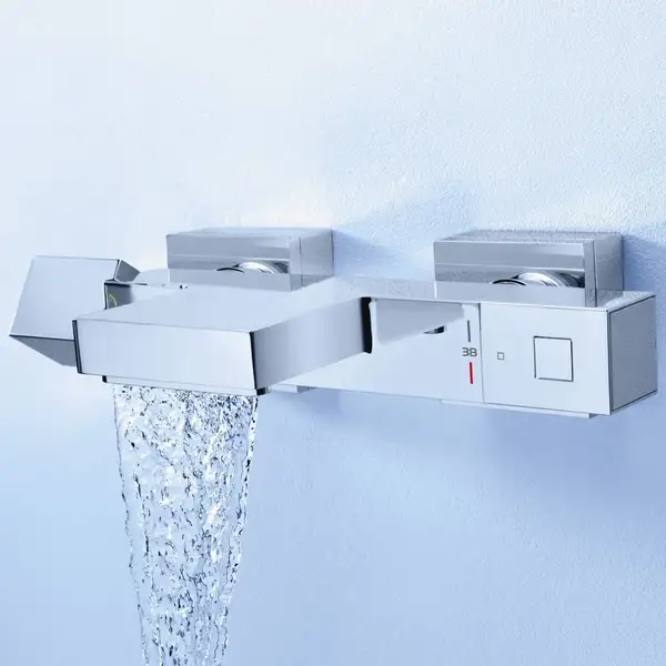 GROHE Термостат для ванны, DN 15, хром Grohtherm Cube (34497000) фото 8 Aquada.com.ua
