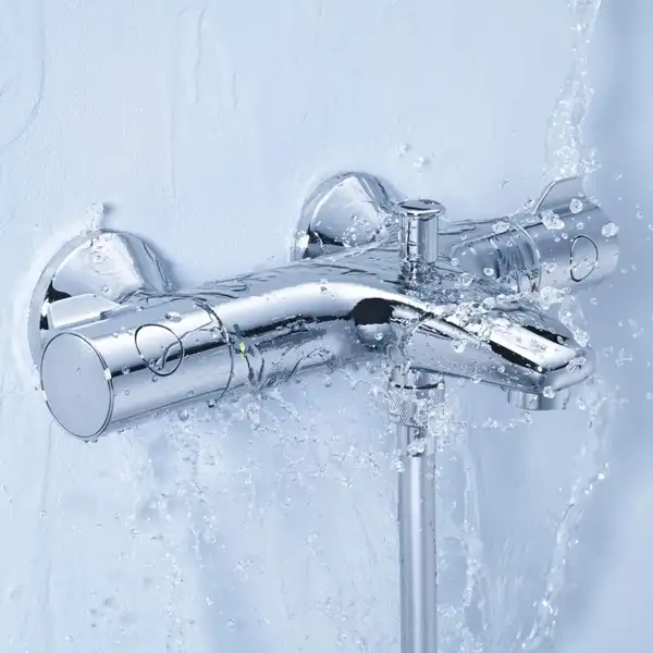 Смеситель термостатический для ванны Grohe Grohtherm 800 DN 15 (цвет - хром) (34576000) фото 3 Aquada.com.ua Смеситель термостатический для ванны Grohe Grohtherm 800 DN 15 (цвет - хром) (34576000) фото 3 Aquada.com.ua