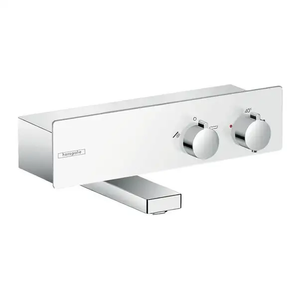HANSGROHE Термостат для ванны, белый/хром ShowerTablet 350 (13107400) фото 1 Aquada.com.ua HANSGROHE Термостат для ванны, белый/хром ShowerTablet 350 (13107400) фото 1 Aquada.com.ua