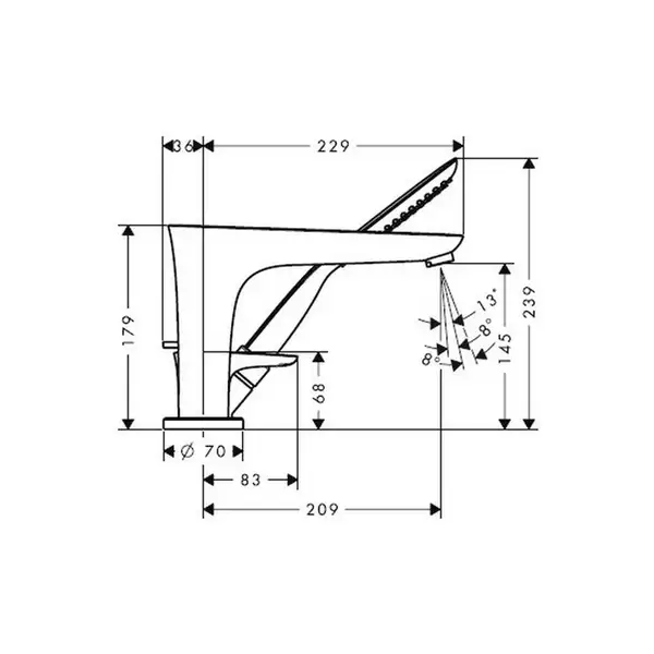 Смеситель на борт ванны Hansgrohe PuraVida (цвет - хром) (15432000) фото 2 Aquada.com.ua Смеситель на борт ванны Hansgrohe PuraVida (цвет - хром) (15432000) фото 2 Aquada.com.ua