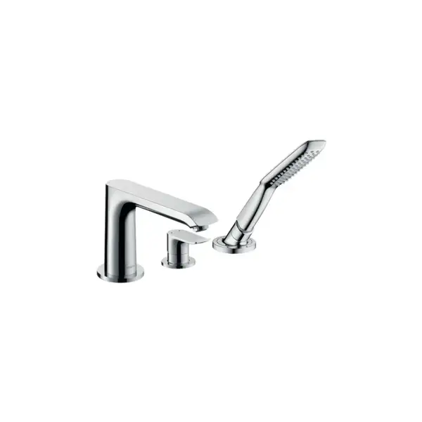 Смеситель на борт ванны Hansgrohe Metris (цвет - хром) (31190000) фото 1 Aquada.com.ua Смеситель на борт ванны Hansgrohe Metris (цвет - хром) (31190000) фото 1 Aquada.com.ua