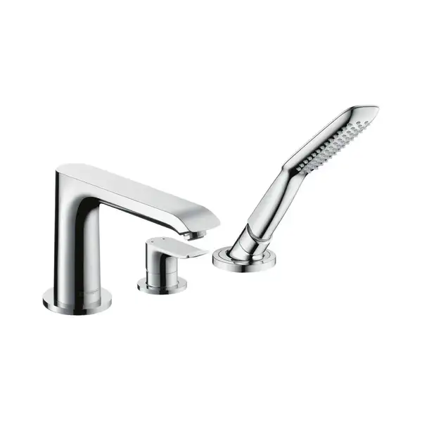 Змішувач для ванни Hansgrohe Mertis на 3 отвори, хром (31190000) Змішувач для ванни Hansgrohe Mertis на 3 отвори, хром (31190000)