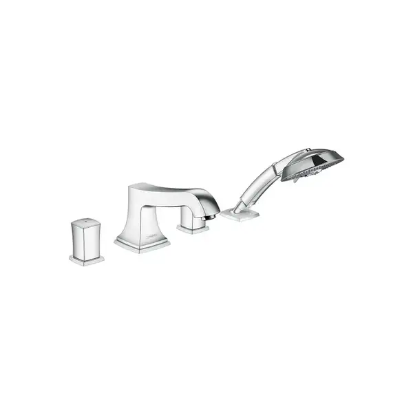 Смеситель на борт ванны Hansgrohe Metropol Classic (цвет - хром) (31315000) фото 1 Aquada.com.ua Смеситель на борт ванны Hansgrohe Metropol Classic (цвет - хром) (31315000) фото 1 Aquada.com.ua