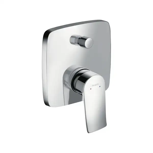 Смеситель однорычажный для ванны Hansgrohe Metris (цвет - хром) (31451000) фото 1 Aquada.com.ua