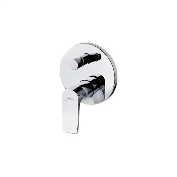 Смеситель для ванны, однорычажный Hansgrohe Metris (цвет - хром) (31487000) фото 1 Aquada.com.ua Смеситель для ванны, однорычажный Hansgrohe Metris (цвет - хром) (31487000) фото 1 Aquada.com.ua
