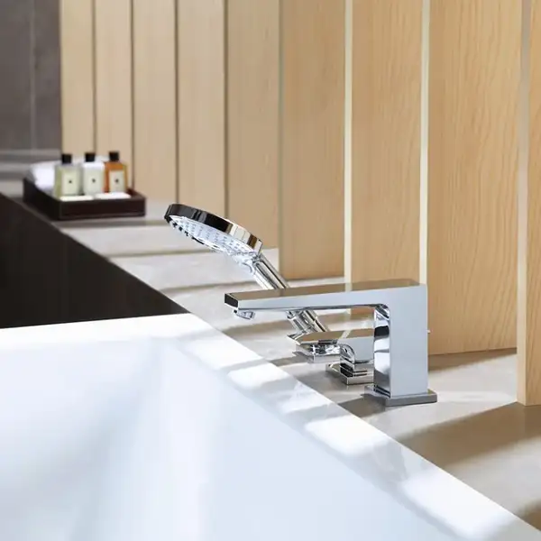Смеситель на борт ванны Hansgrohe Metropol (цвет - хром) (32550000) фото 2 Aquada.com.ua Смеситель на борт ванны Hansgrohe Metropol (цвет - хром) (32550000) фото 2 Aquada.com.ua