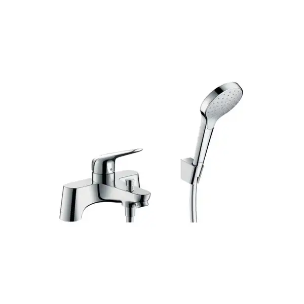 Смеситель на борт ванны Hansgrohe Novus (цвет - хром), с ручным душем (71044000) фото 1 Aquada.com.ua Смеситель на борт ванны Hansgrohe Novus (цвет - хром), с ручным душем (71044000) фото 1 Aquada.com.ua