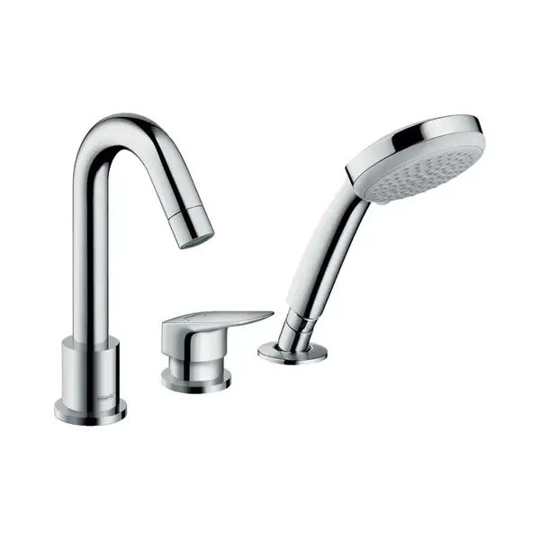 Змішувач для ванни Hansgrohe Logis на 3 отвори, хром (71313000) Змішувач для ванни Hansgrohe Logis на 3 отвори, хром (71313000)