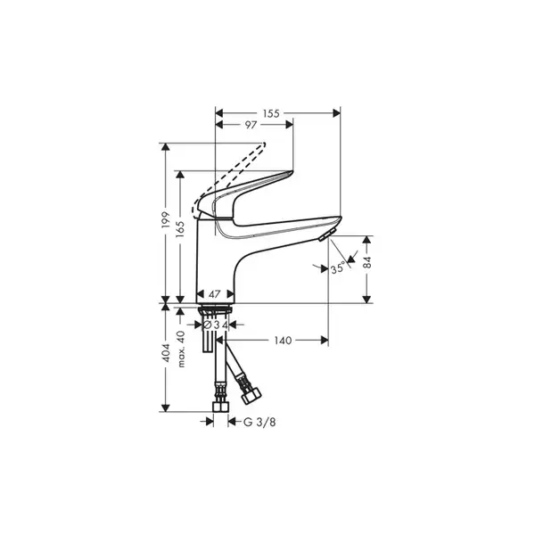 Смеситель для ванны Hansgrohe Novus (цвет - хром) (71322000) фото 2 Aquada.com.ua Смеситель для ванны Hansgrohe Novus (цвет - хром) (71322000) фото 2 Aquada.com.ua