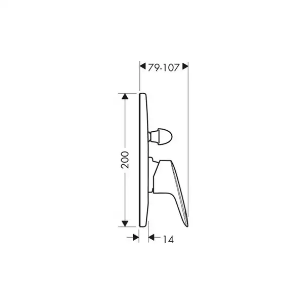 Смеситель для ванны Hansgrohe Logis (цвет - хром) (71406000) фото 2 Aquada.com.ua Смеситель для ванны Hansgrohe Logis (цвет - хром) (71406000) фото 2 Aquada.com.ua