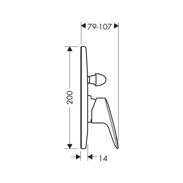 HANSGROHE Смеситель для ванны, СМ, хром Logis (71409000) фото 2 Aquada.com.ua HANSGROHE Смеситель для ванны, СМ, хром Logis (71409000) фото 2 Aquada.com.ua