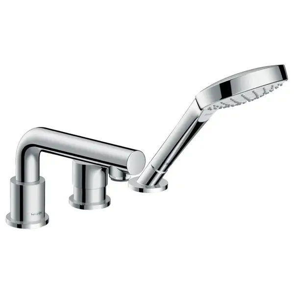 Смеситель на борт ванны Hansgrohe Talis S (цвет - хром), с душевым гарнитуром (72417000) фото 1 Aquada.com.ua Смеситель на борт ванны Hansgrohe Talis S (цвет - хром), с душевым гарнитуром (72417000) фото 1 Aquada.com.ua