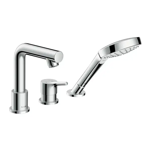 Змішувач для ванни Hansgrohe Talis S врізний на 3 отвори, хром (72417000) Змішувач для ванни Hansgrohe Talis S врізний на 3 отвори, хром (72417000)