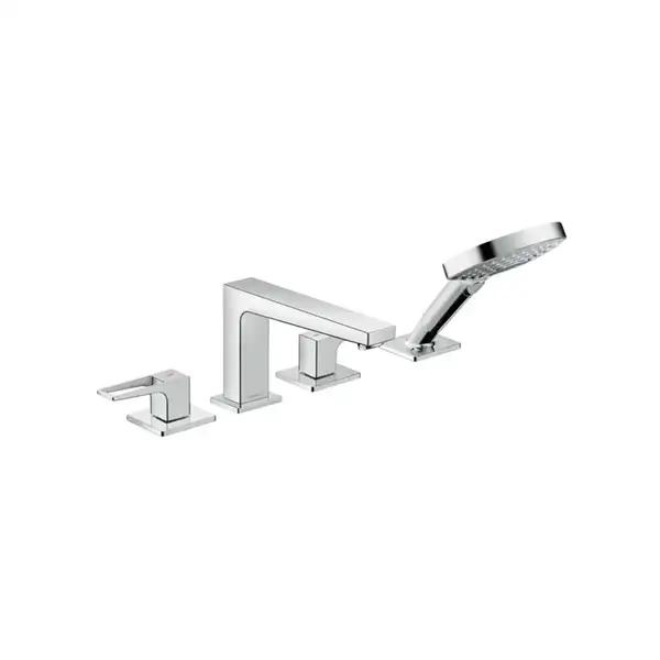 Смеситель на борт ванны Hansgrohe Metropol (цвет - хром) (74552000) фото 1 Aquada.com.ua Смеситель на борт ванны Hansgrohe Metropol (цвет - хром) (74552000) фото 1 Aquada.com.ua