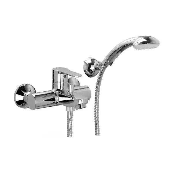 Смеситель для ванны Paffoni Blu (цвет - хром), с душевым гарнитуром (BLU023CR) фото 1 Aquada.com.ua Смеситель для ванны Paffoni Blu (цвет - хром), с душевым гарнитуром (BLU023CR) фото 1 Aquada.com.ua