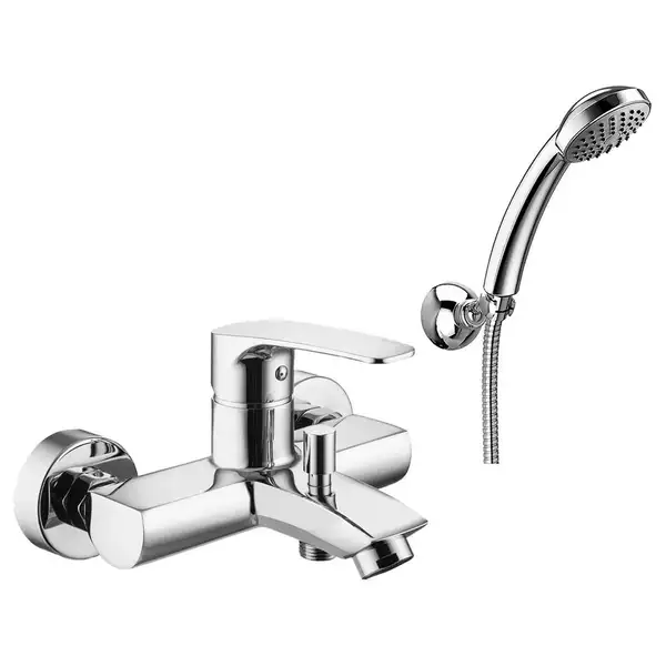 Смеситель для ванны Paffoni Lime (цвет - хром), с душевым гарнитуром (LM023CR) фото 1 Aquada.com.ua Смеситель для ванны Paffoni Lime (цвет - хром), с душевым гарнитуром (LM023CR) фото 1 Aquada.com.ua