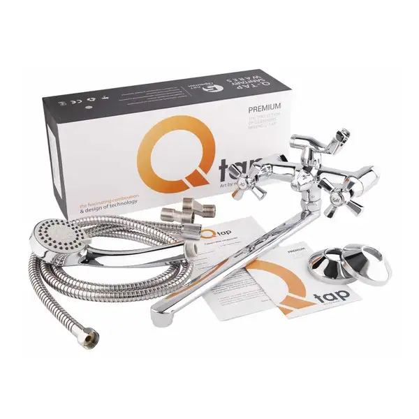 Змішувач для ванни Qtap Liberty CRM 140 (QTLIBCRM140) фото 3 Aquada.com.ua Змішувач для ванни Qtap Liberty CRM 140 (QTLIBCRM140) фото 3 Aquada.com.ua