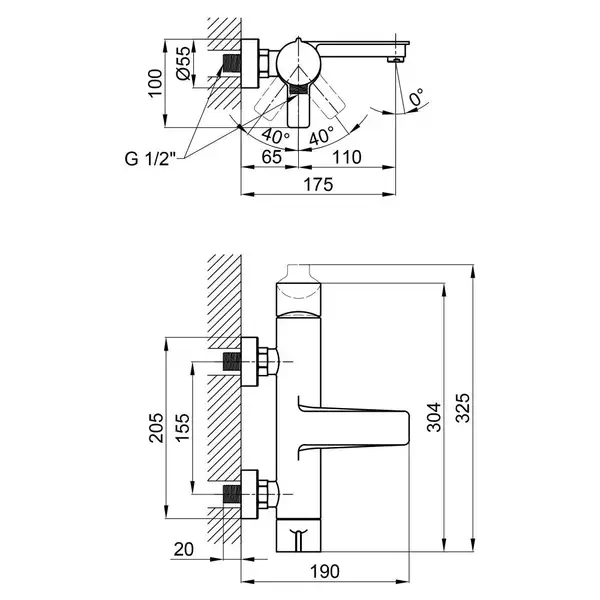 Змішувач для ванни Qtap Zdenek 3032102GC (QTZDN3032102GC) фото 2 Aquada.com.ua Змішувач для ванни Qtap Zdenek 3032102GC (QTZDN3032102GC) фото 2 Aquada.com.ua