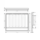 Сушка кухонні Hansgrohe F17 мобільна, stainless steel (40962800)