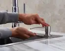 Врезной дозатор для жидкости REA CHROME 250 мл. (BAT-00478)