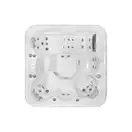 Wellis СПА басейн Venus  (Alba Pearl Black, Dark Grey cover) W-side Cabinet black 3,5 cm (WM00555+WT00172-100)