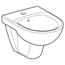 Биде подвесное, укороченное Geberit Selnova Compact (500.368.01.1)