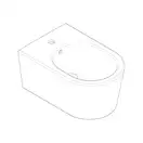 Біде підвісне Hansgrohe EluPura S 540 мм  60278450
