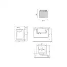 Nic-Design Біде підвісне Nic Design Cool 34х52х26 см, Antracite матовий (004243013)