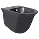 Биде подвесное Qtap Virgo 485х345х365 Matt black QT1855051FMB