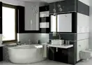 Декор Xero Black 25x75 код 8033 Ceramika Color (5902027004557)
