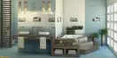 Cersanit Декор Olivia Blue Spa1 25x40 код 9199 Церсаніт (TDZZ1213686040)