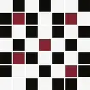 Мозаїка Michelle White-Black Mosaic 200x200x9 Konskie (ICT0700007G1)