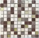 KOTTO Мозаїка СМ 3042 С3 Beige-Eboni-Gold 300x300x9 Котто Кераміка (СМ 325042)