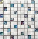 KOTTO Мозаїка CM 3107 C3 Laterizio Griz-Laterizio Bianco-Line Glass 300x300x9 Котто Кераміка (СМ 325107)