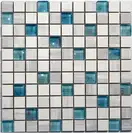 KOTTO Мозаїка CM 3108 C3 Laterizio Griz-Laterizio Bianco-lgrunde Glass 300x300x9 Котто Кераміка (СМ 325108)