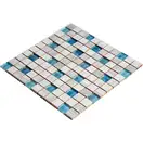 KOTTO Мозаїка CM 3108 C3 Laterizio Griz-Laterizio Bianco-lgrunde Glass 300x300x9 Котто Кераміка (СМ 325108)
