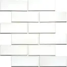 Мозаїка BRICK B 6024 White 300x300х9 Котто Кераміка