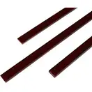 KOTTO Фриз скляний GF 4502 brown 25х450 Кераміка Лео (GF 45002)