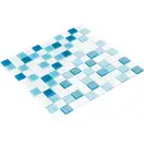 KOTTO Мозаїка GM 4039 C3 Cerulean M-Cerulean W-White 300x300x4 Котто Кераміка (GM 425039)