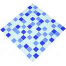 KOTTO Мозаїка GM 4040 C3 cobalt m/cobalt w/white 30x30 Кераміка Лео , Україна (GM 425040)