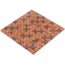 KOTTO Мозаїка GM 8017 C2 Brown S2 Rose/Bronze S7/  300 х 300 х 8   ( 25 х 25 ) Кераміка Лео УКРАЇНА (GM 825017)