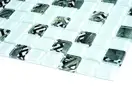 KOTTO Мозаїка скляна GMP 0825022 С2 print 24/white 300x300 (кубик 2,5х2,5) Кераміка Лео УКРАЇНА