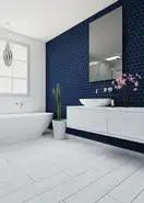KOTTO Мозаїка HEXAGON H 6008 Steel Blue 295х295х9 Кераміка Лео УКРАЇНА