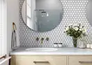 KOTTO Мозаїка HEXAGON H 6014 Light Grey 295х298х9 Кераміка Лео УКРАЇНА