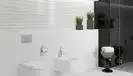 OPOCZNO Декор Ecosta White Stripes Silver 25x75 код 8083 Опочно (TDZZ1224202542)