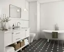 Мозаїка пресована Універсальна Bianco Romb Hexagon 20,4x23,8 код 1825 Ceramika Paradyz (M-P-204X238-1-UNIW.BIROHE)