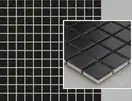 Мозаїка пресована Albir Nero (2,3x2,3) 29,8x29,8 код 8729 Ceramika Paradyz (M-P-298X298-1-ALBI.NE---2)